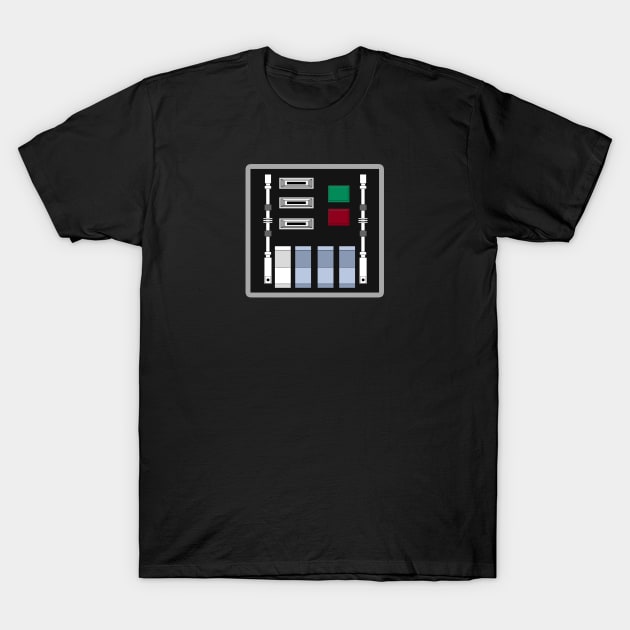 Vader Control Panel T-Shirt by geeklyshirts